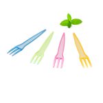 Pommes Kunststoffgabeln, 8,5 cm, 40 Stück