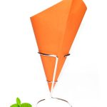 Pommes Frites Spitztüten Orange 40 Stück
