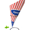 Spitztüte Popcorn 90 g/m² Fettdichtes Papier.