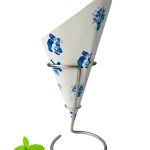 Pommes Frites Spitztüten / Delfter Blau / 40 Stück