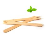 Pommes Holzgabeln, 12,1 cm, 40 Stück
