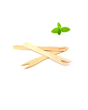 Pommes Holzgabeln, 8,5 cm, 40 Stück